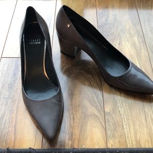 Stuart Weizman block heel pumps